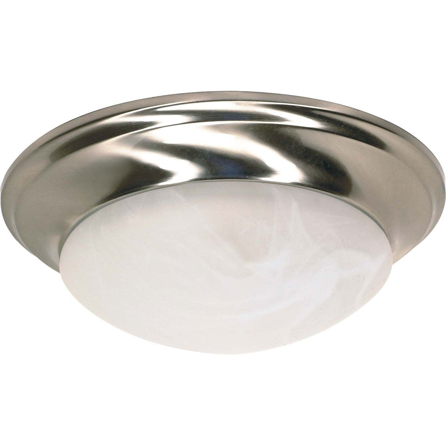 Nuvo Lighting - 60-283 - One Light Flush Mount - Twist and Lock Brushed Nickel - Brushed Nickel