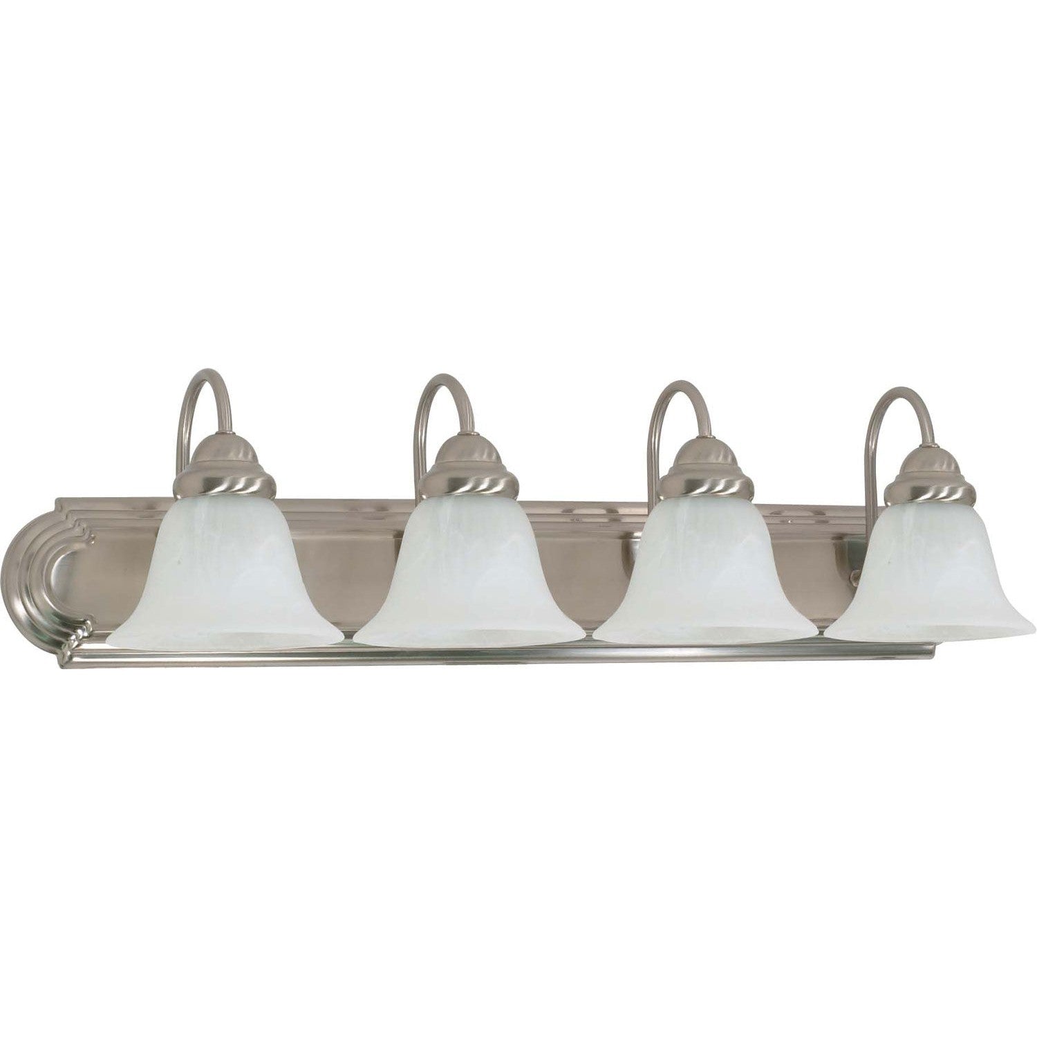 Nuvo Lighting - 60-322 - Four Light Vanity - Ballerina - Brushed Nickel