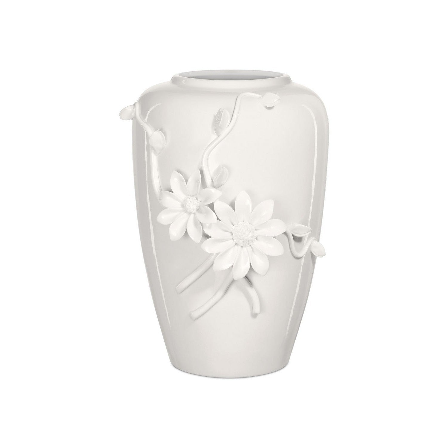 Currey and Company - 1200-0983 - Vase - Daisy Maria - White