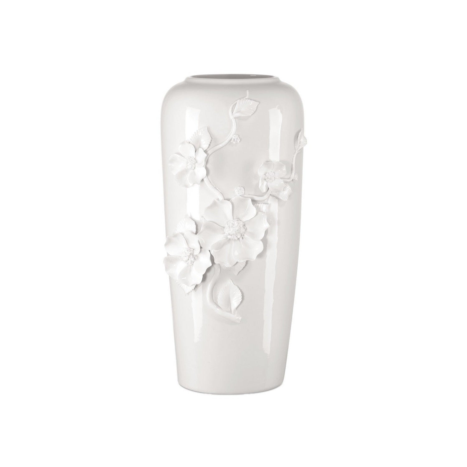 Currey and Company - 1200-0984 - Vase - Flower - White