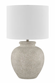 Forty West - 72664 - One Light Table Lamp - Diane - Off White/Gray