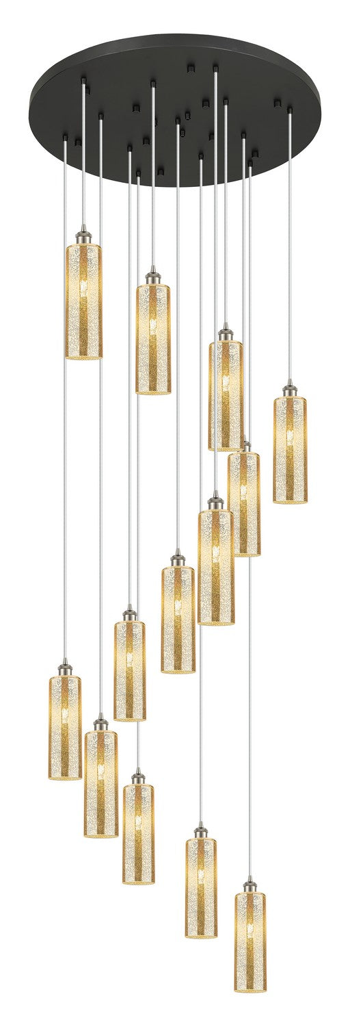 Innovations - 132BK-B-13P-SN-G434-12ME - 13 Light Pendant - Downtown Urban - Brushed Satin Nickel