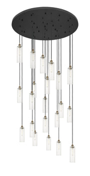 Innovations - 148BK-B-21P-BB-G434-12CL - 21 Light Pendant - Downtown Urban - Brushed Brass