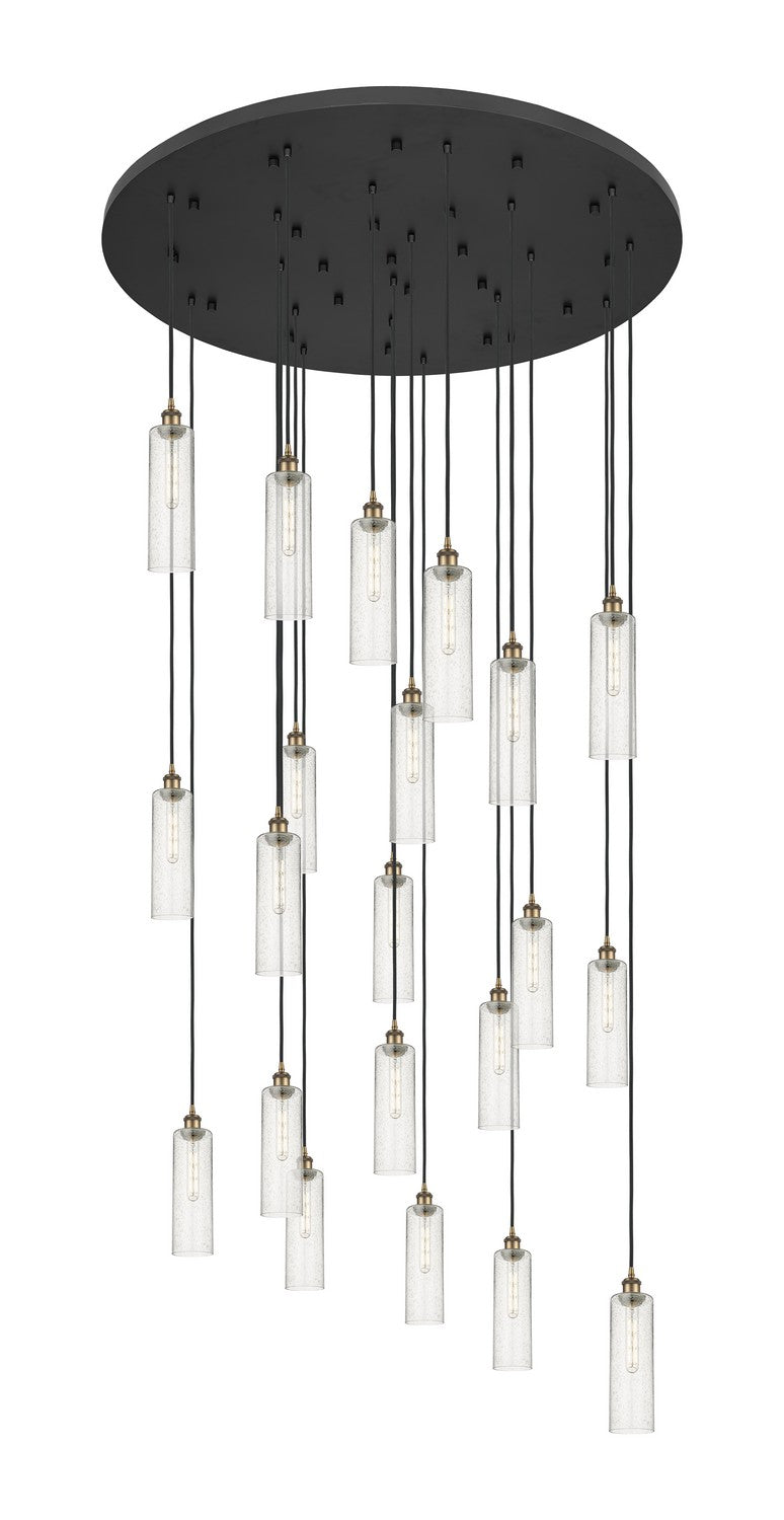Innovations - 148BK-B-21P-BB-G434-12SDY - 21 Light Pendant - Downtown Urban - Brushed Brass