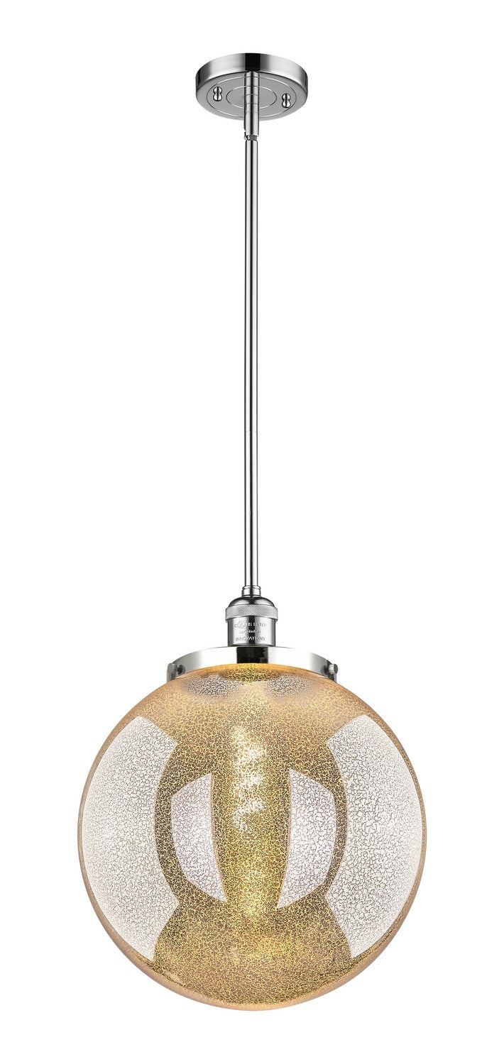 Innovations - 201S-PC-G208-14 - One Light Pendant - Franklin Restoration - Polished Chrome