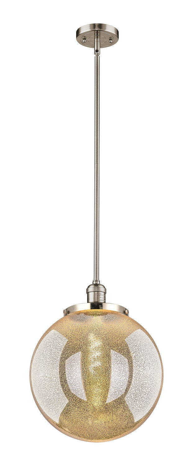 Innovations - 201S-PN-G208-14 - One Light Pendant - Franklin Restoration - Polished Nickel