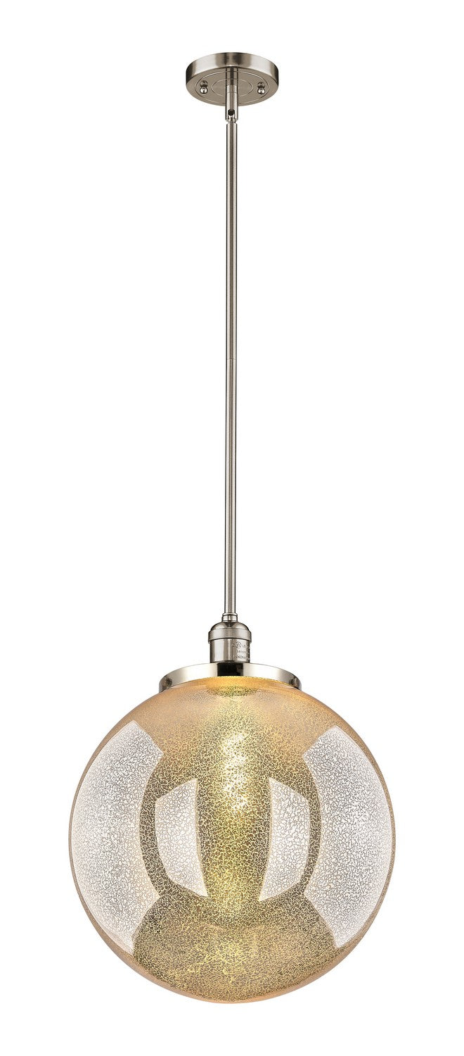 Innovations - 201S-PN-G208-16 - One Light Pendant - Franklin Restoration - Polished Nickel