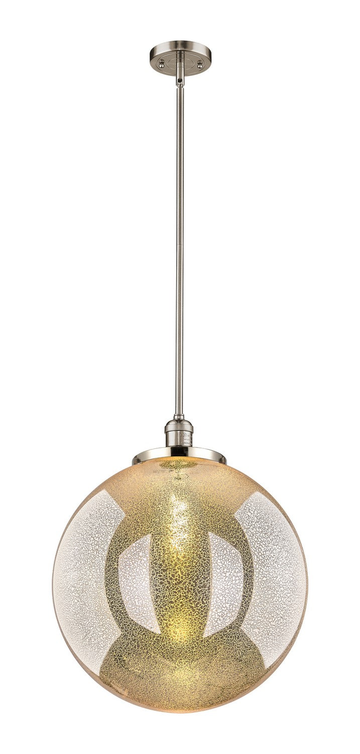 Innovations - 201S-PN-G208-18 - One Light Pendant - Franklin Restoration - Polished Nickel