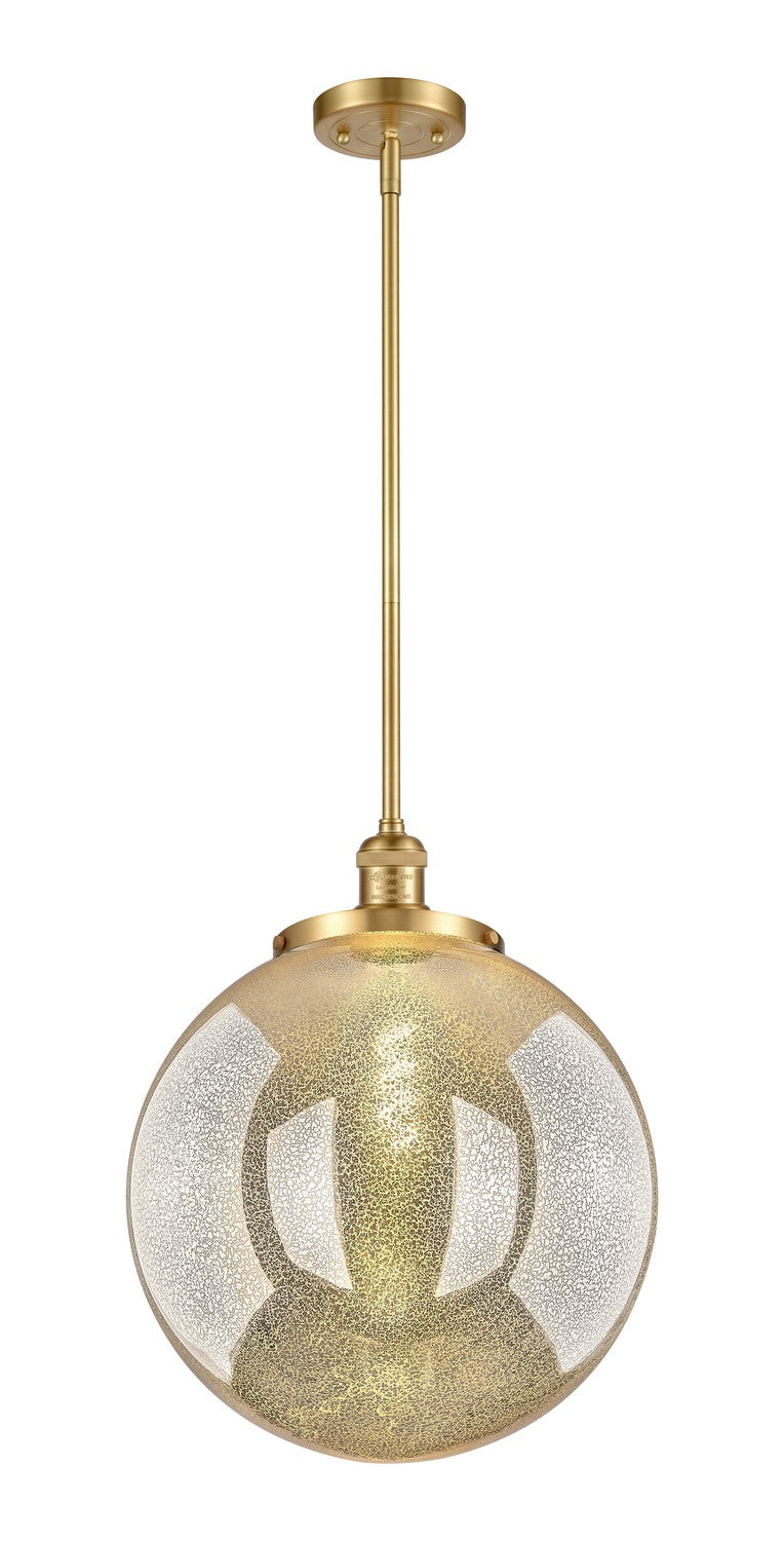 Innovations - 201S-SG-G208-16 - One Light Pendant - Franklin Restoration - Satin Gold