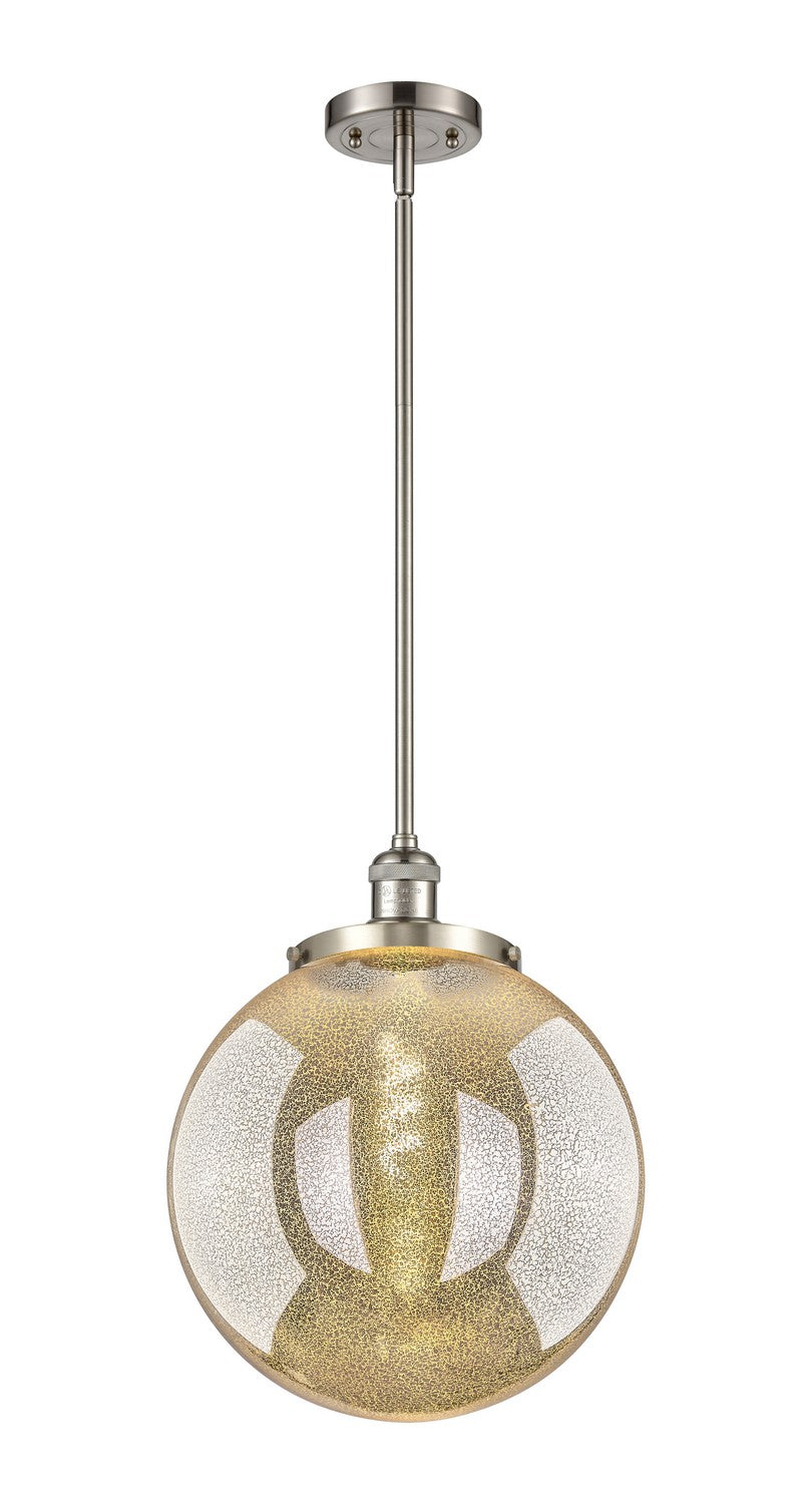 Innovations - 201S-SN-G208-14 - One Light Pendant - Franklin Restoration - Brushed Satin Nickel
