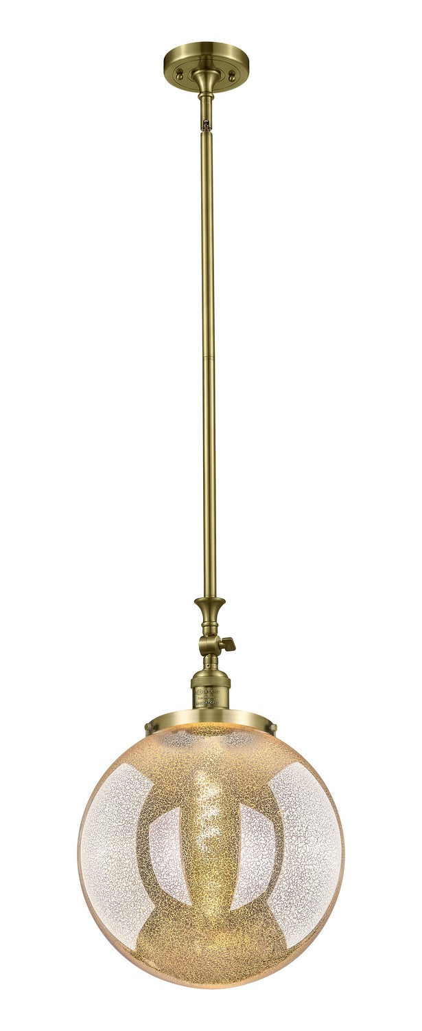 Innovations - 206-AB-G208-14 - One Light Mini Pendant - Franklin Restoration - Antique Brass