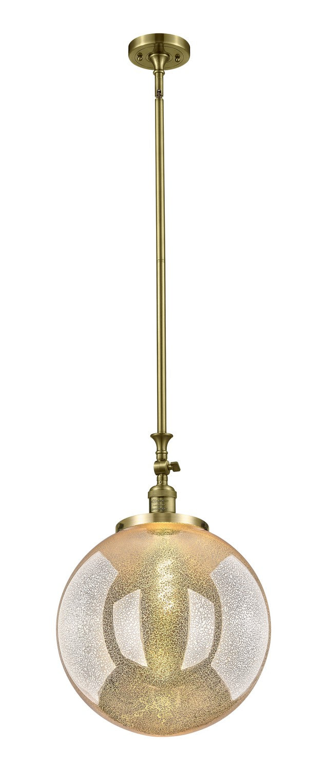 Innovations - 206-AB-G208-16 - One Light Mini Pendant - Franklin Restoration - Antique Brass