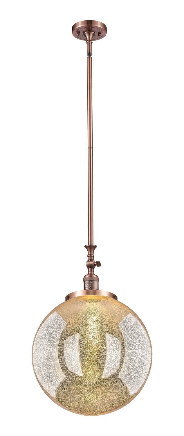 Innovations - 206-AC-G208-16 - One Light Mini Pendant - Franklin Restoration - Antique Copper
