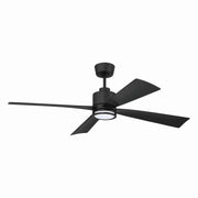 Craftmade - RHT52FB4 - 52" Ceiling Fan - Rhett 52" In/Outdoor Ceiling Fan - Flat Black