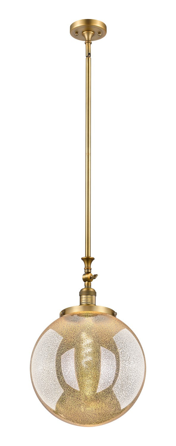 Innovations - 206-BB-G208-14 - One Light Mini Pendant - Franklin Restoration - Brushed Brass