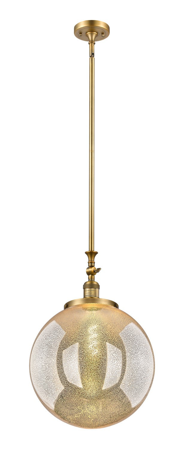 Innovations - 206-BB-G208-16 - One Light Mini Pendant - Franklin Restoration - Brushed Brass