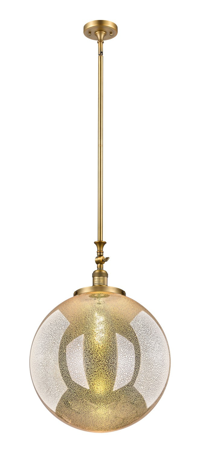 Innovations - 206-BB-G208-18 - One Light Mini Pendant - Franklin Restoration - Brushed Brass