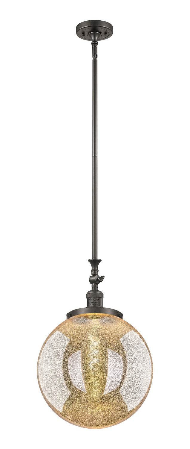 Innovations - 206-OB-G208-14 - One Light Mini Pendant - Franklin Restoration - Oil Rubbed Bronze