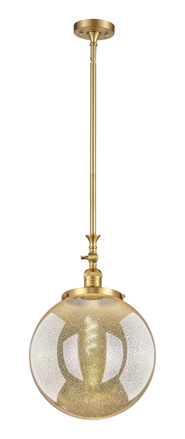 Innovations - 206-SG-G208-14 - One Light Mini Pendant - Franklin Restoration - Satin Gold