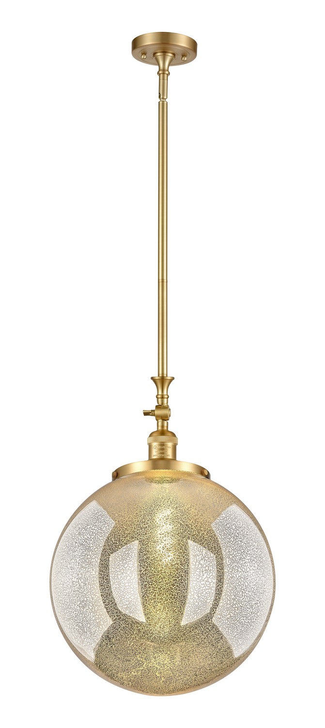 Innovations - 206-SG-G208-16 - One Light Mini Pendant - Franklin Restoration - Satin Gold