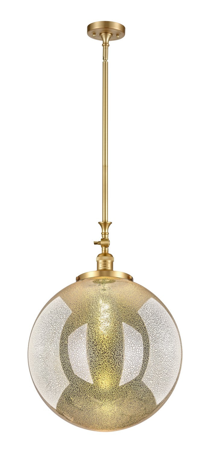Innovations - 206-SG-G208-18 - One Light Mini Pendant - Franklin Restoration - Satin Gold