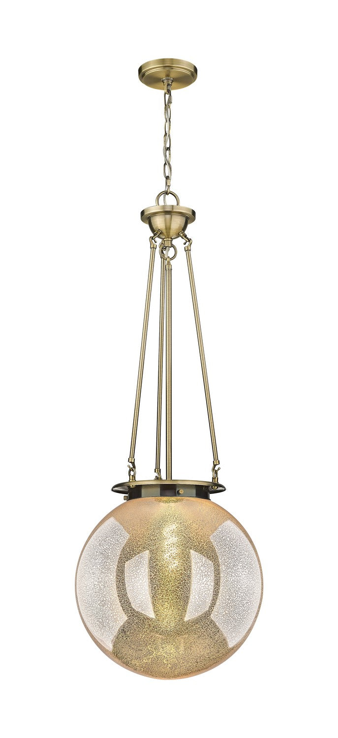 Innovations - 221-1P-AB-G208-16 - One Light Pendant - Essex - Antique Brass