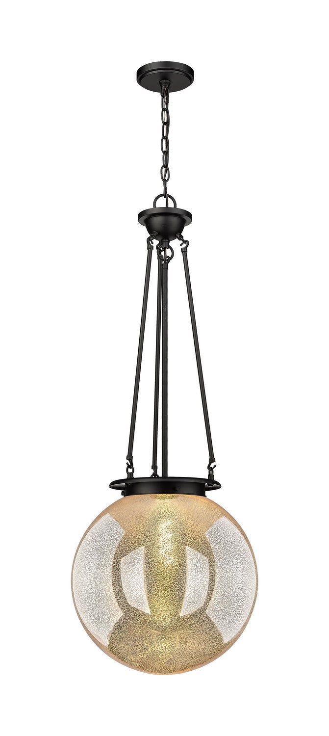 Innovations - 221-1P-BK-G208-16 - One Light Pendant - Essex - Matte Black