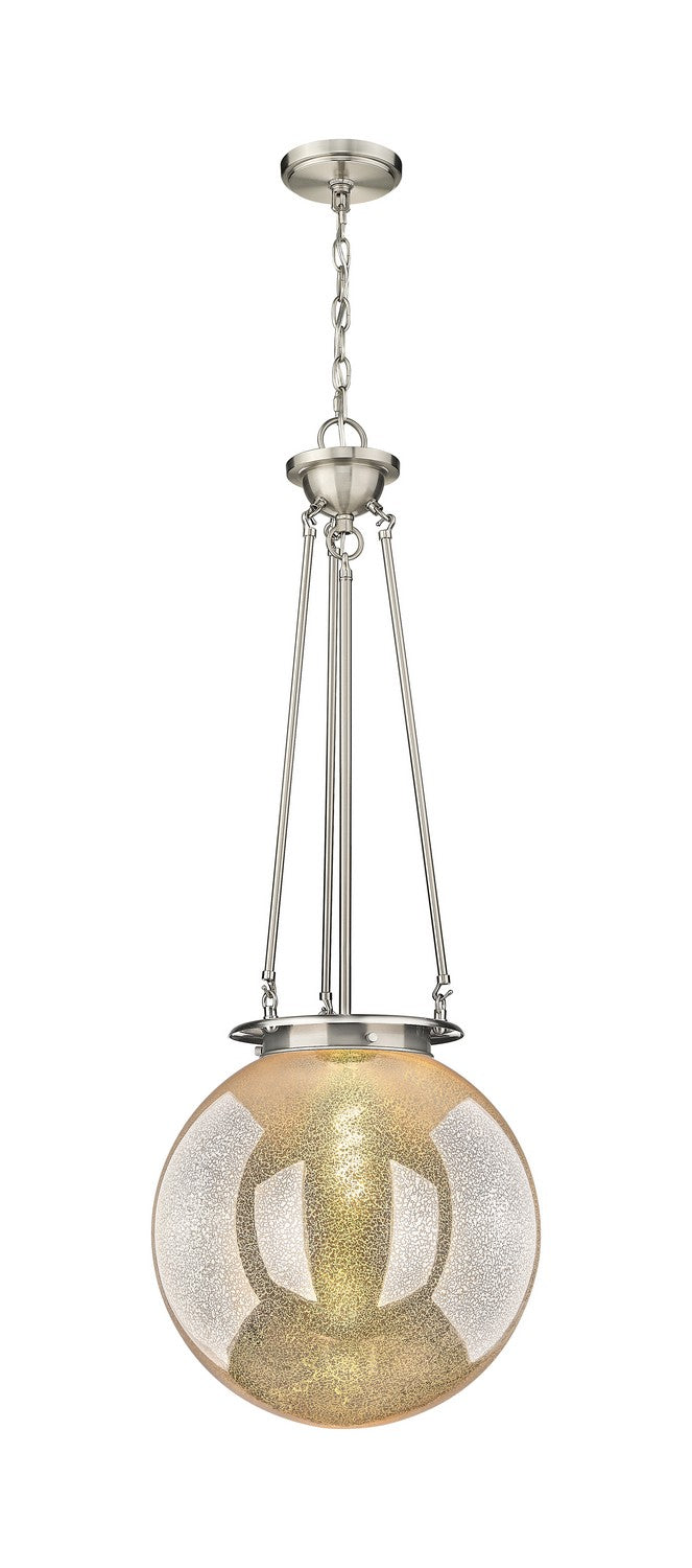 Innovations - 221-1P-SN-G208-16 - One Light Pendant - Essex - Satin Nickel