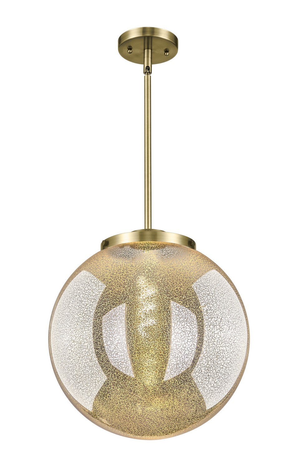 Innovations - 221-1S-AB-G208-14 - One Light Pendant - Essex - Antique Brass
