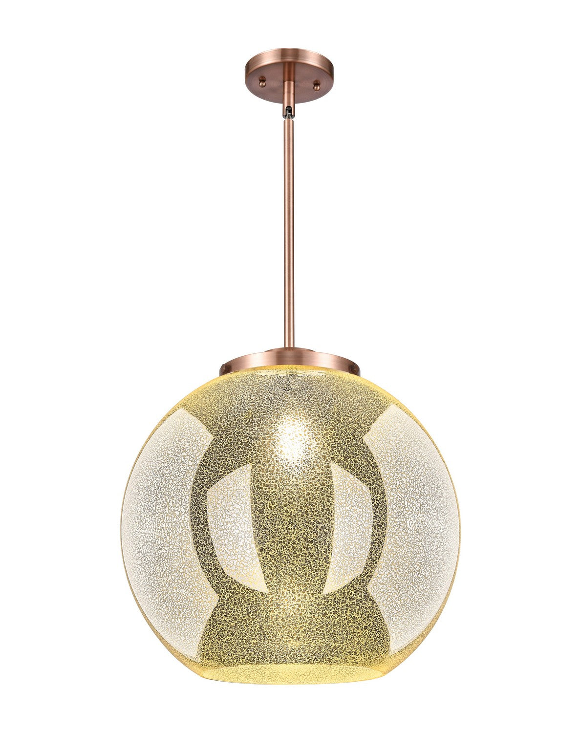 Innovations - 221-1S-AC-G128-16 - One Light Pendant - Essex - Antique Copper