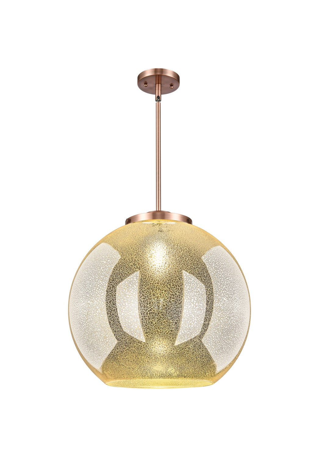 Innovations - 221-1S-AC-G128-18 - One Light Pendant - Essex - Antique Copper