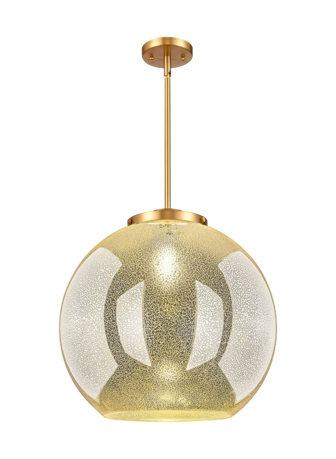 Innovations - 221-1S-SG-G128-18 - One Light Pendant - Essex - Satin Gold