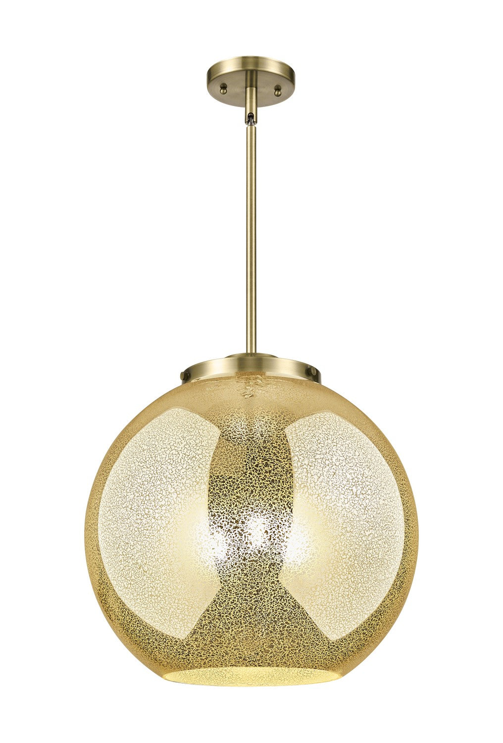 Innovations - 221-3S-AB-G128-16 - Three Light Pendant - Essex - Antique Brass