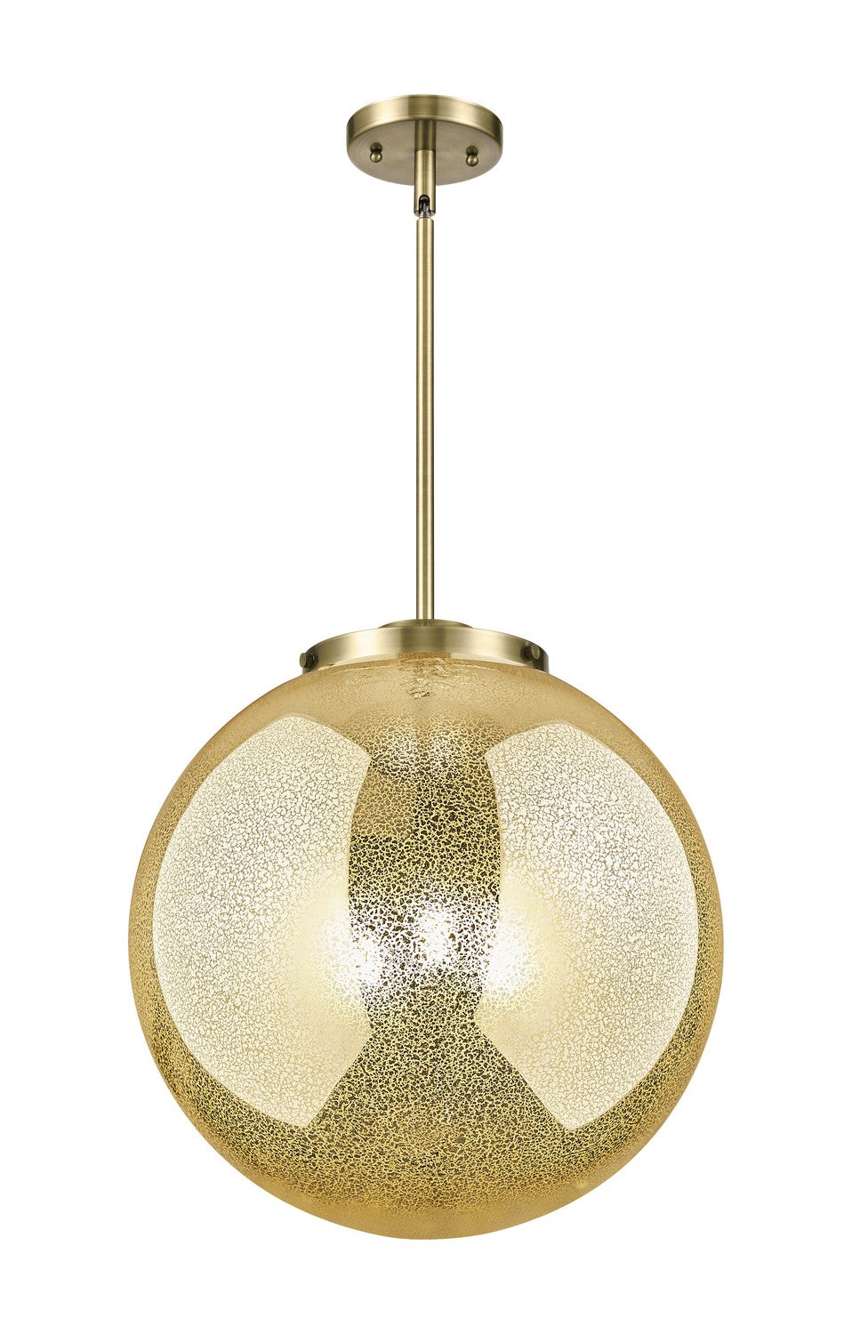 Innovations - 221-3S-AB-G208-16 - Three Light Pendant - Essex - Antique Brass