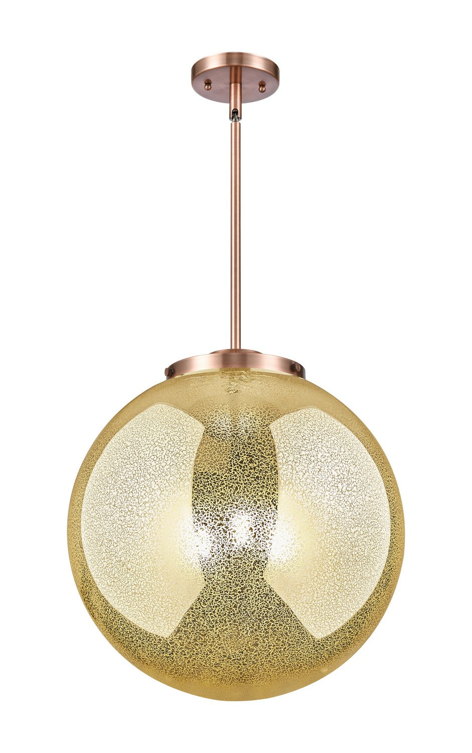 Innovations - 221-3S-AC-G208-16 - Three Light Pendant - Essex - Antique Copper