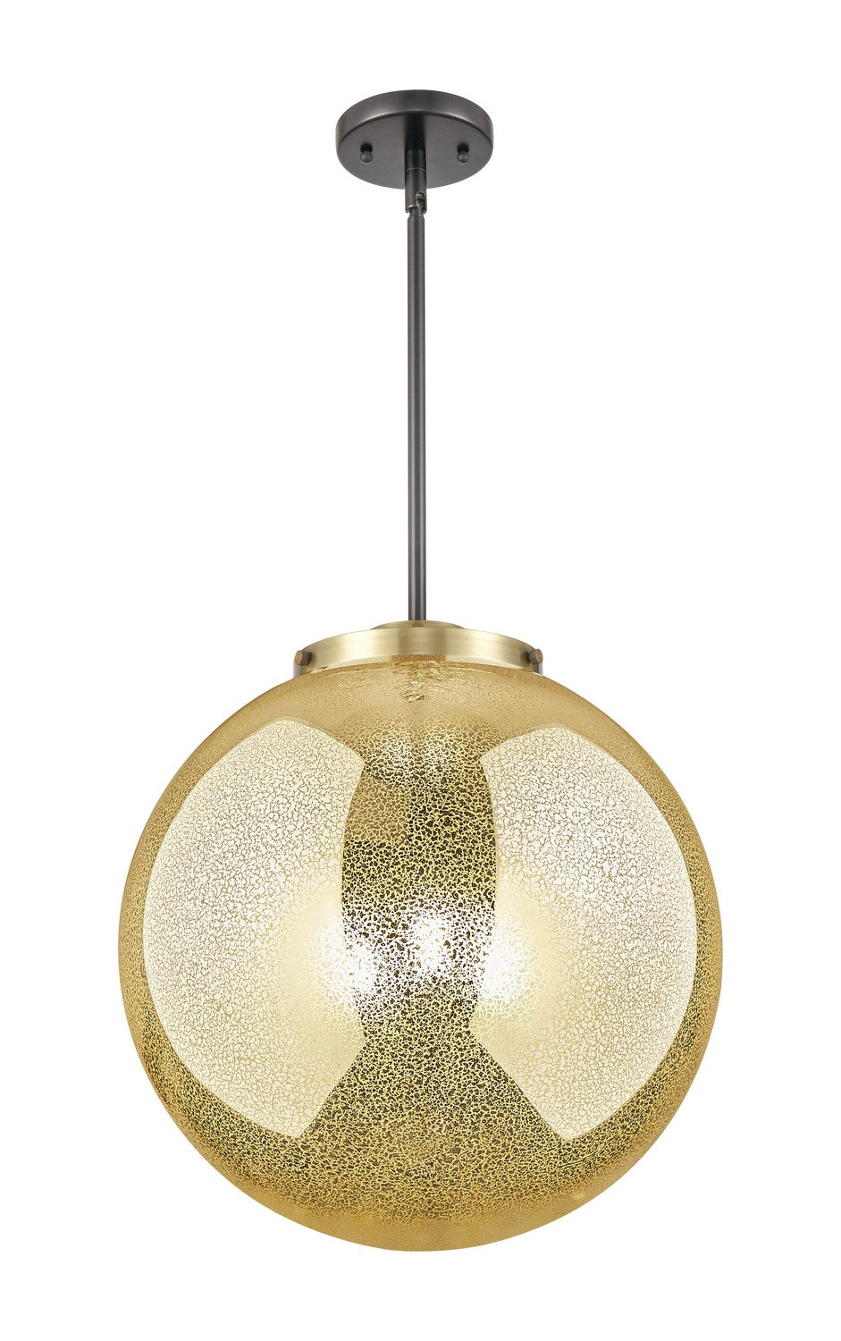 Innovations - 221-3S-BAB-G208-16 - Three Light Pendant - Essex - Black Antique Brass