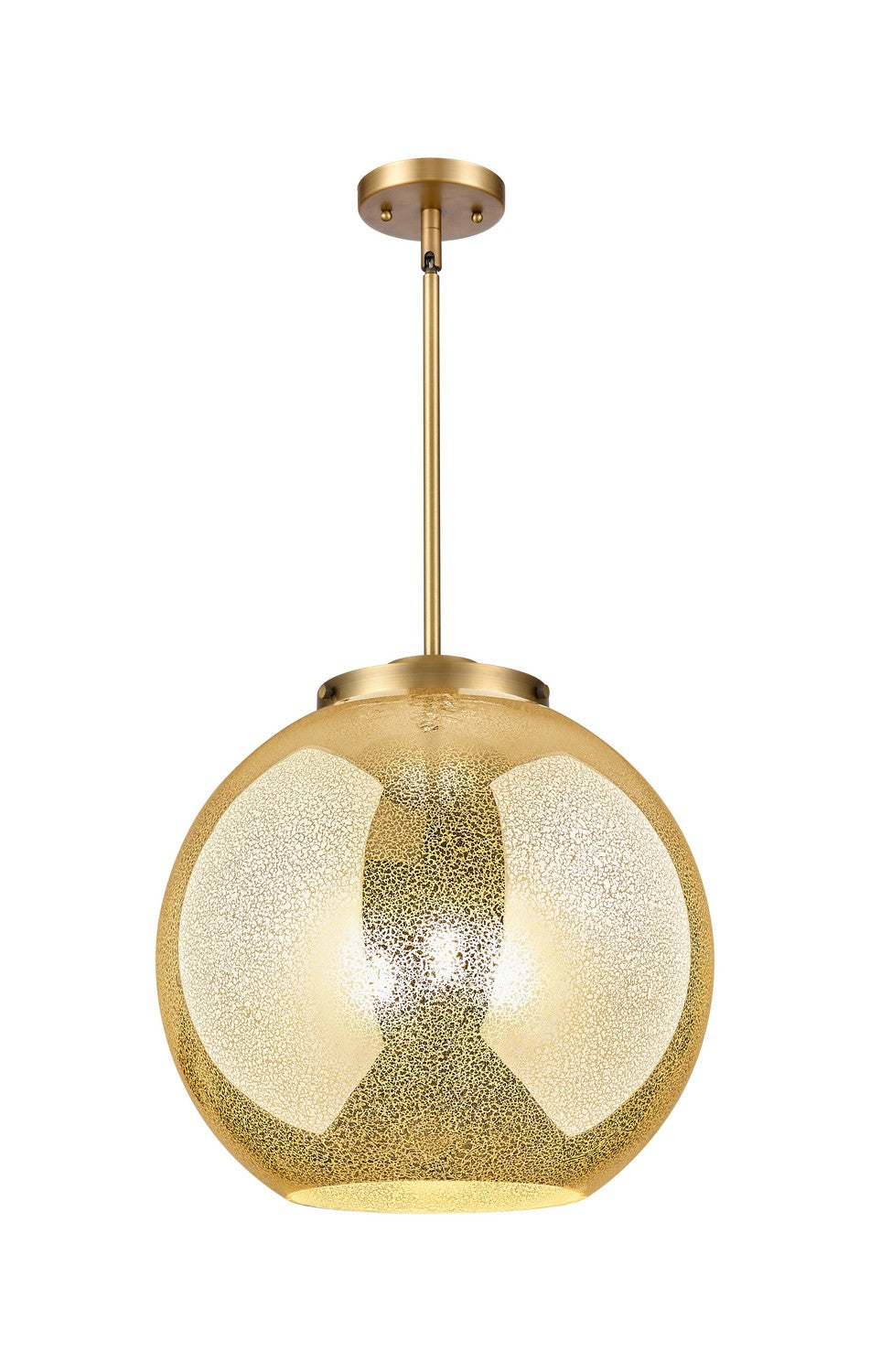 Innovations - 221-3S-BB-G128-16 - Three Light Pendant - Essex - Brushed Brass