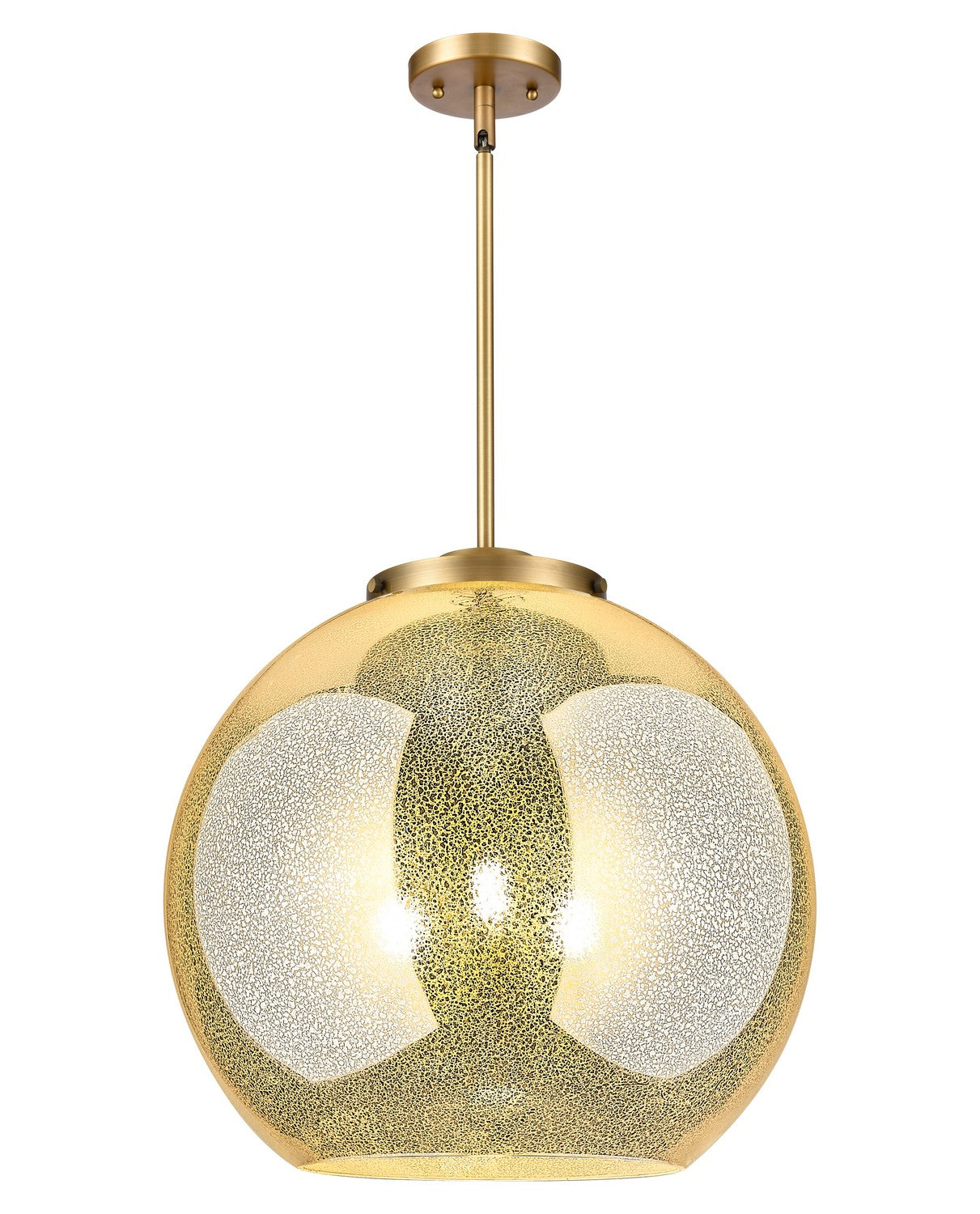 Innovations - 221-3S-BB-G128-18 - Three Light Pendant - Essex - Brushed Brass