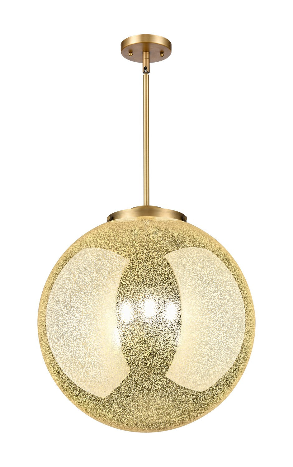 Innovations - 221-3S-BB-G208-18 - Three Light Pendant - Essex - Brushed Brass