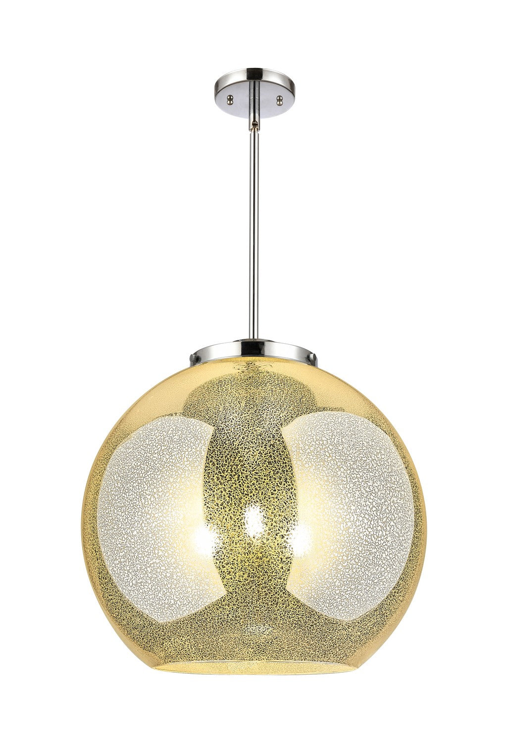 Innovations - 221-3S-PC-G128-18 - Three Light Pendant - Essex - Polished Chrome