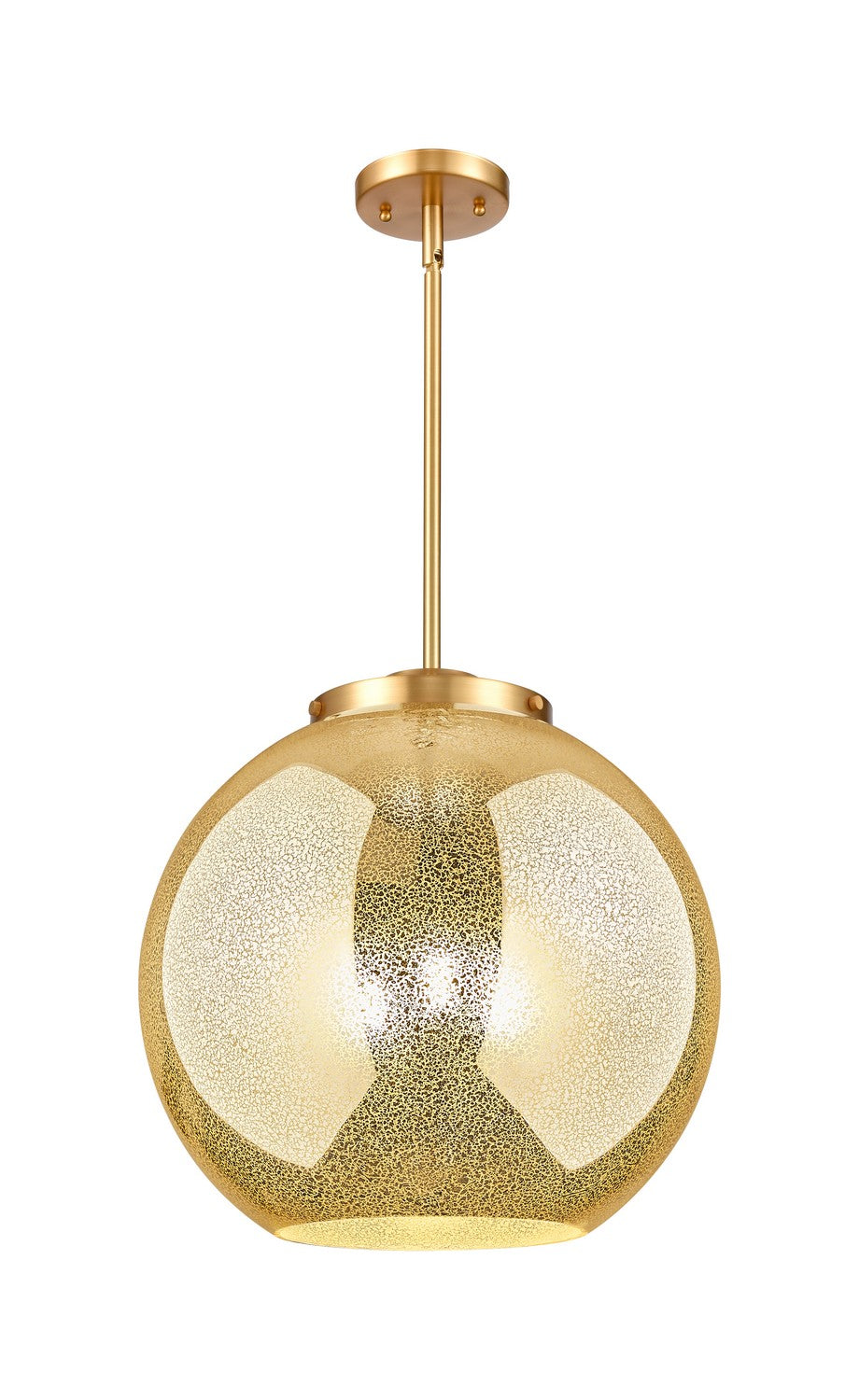 Innovations - 221-3S-SG-G128-16 - Three Light Pendant - Essex - Satin Gold
