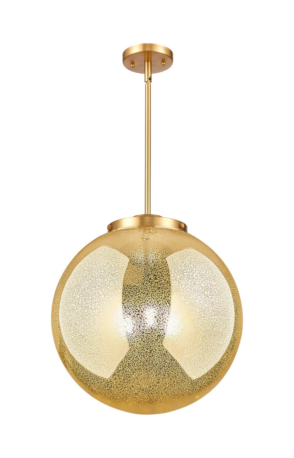 Innovations - 221-3S-SG-G208-16 - Three Light Pendant - Essex - Satin Gold