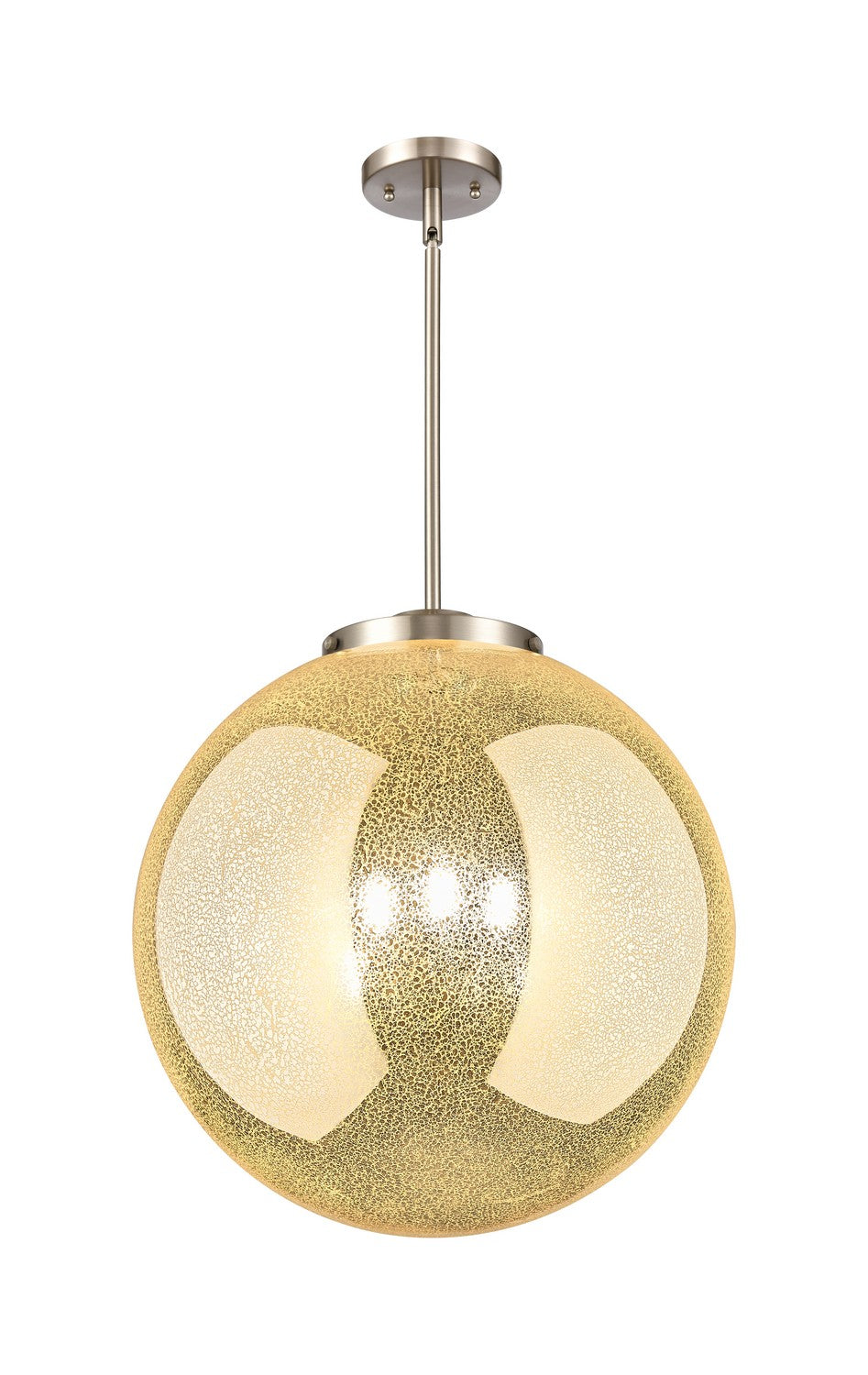 Innovations - 221-3S-SN-G208-18 - Three Light Pendant - Essex - Brushed Satin Nickel