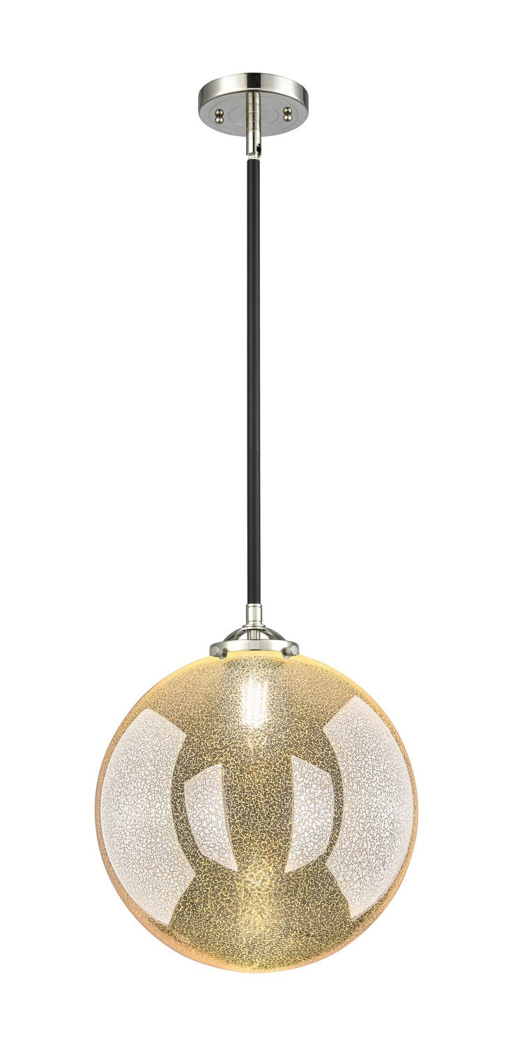 Innovations - 284-1S-BPN-G208-12 - One Light Mini Pendant - Nouveau - Black Polished Nickel