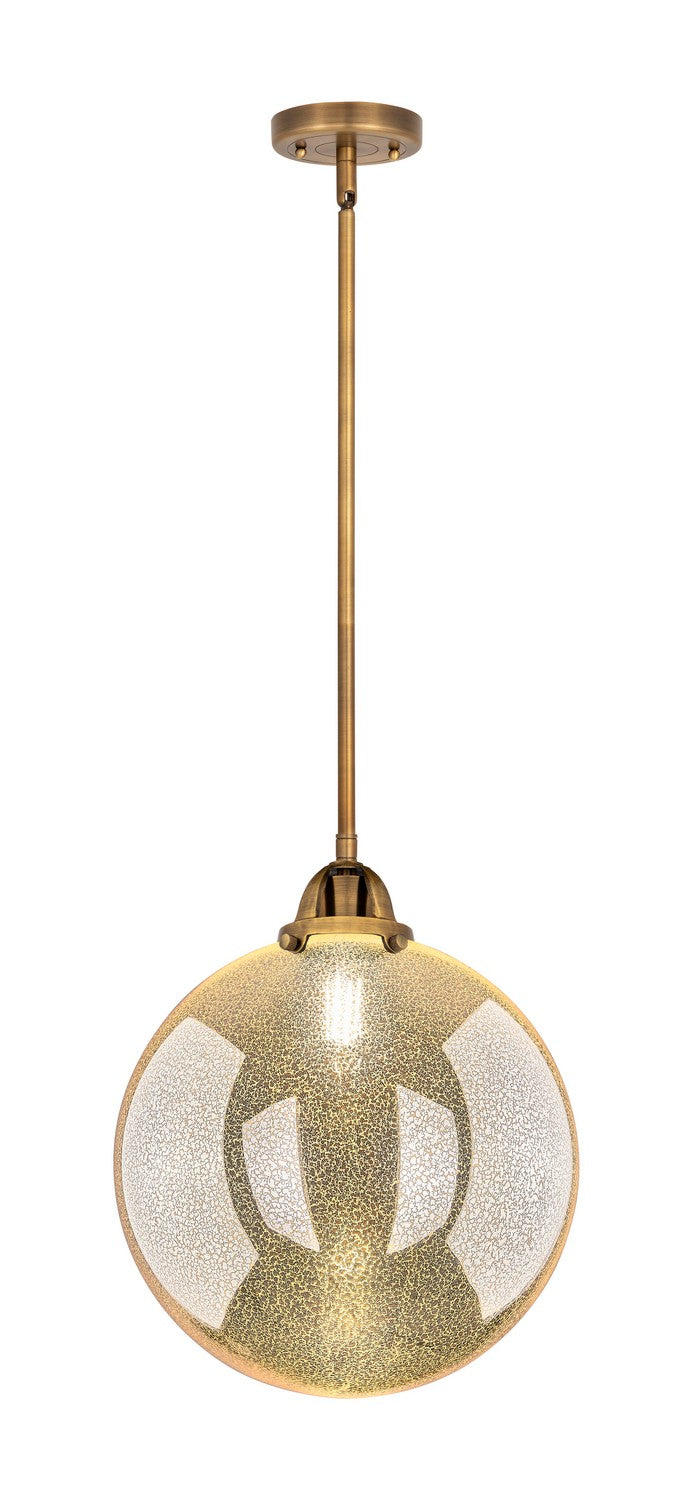 Innovations - 288-1S-BB-G208-12 - One Light Mini Pendant - Nouveau 2 - Brushed Brass