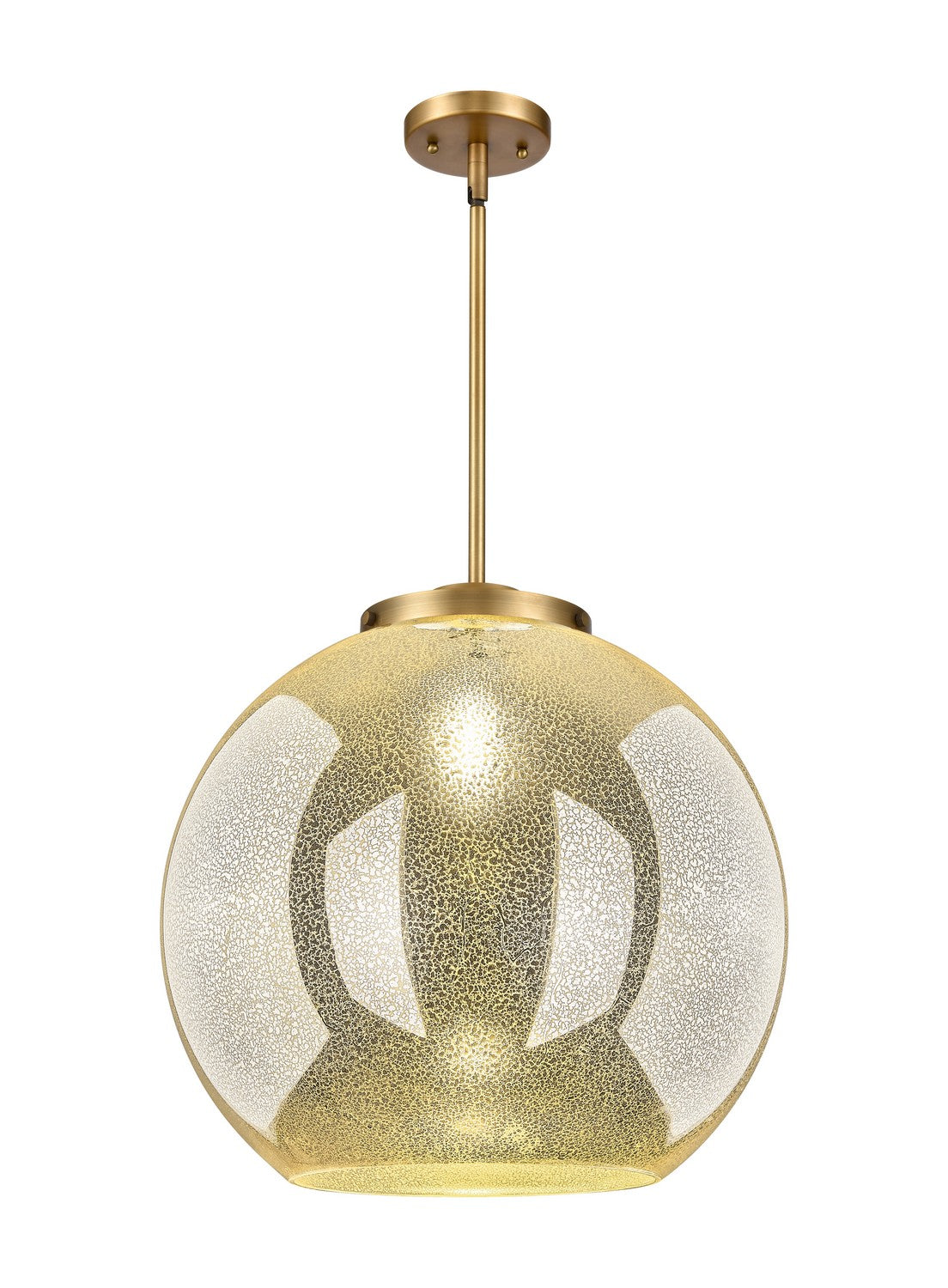 Innovations - 221-1S-BB-G128-18 - One Light Pendant - Essex - Brushed Brass