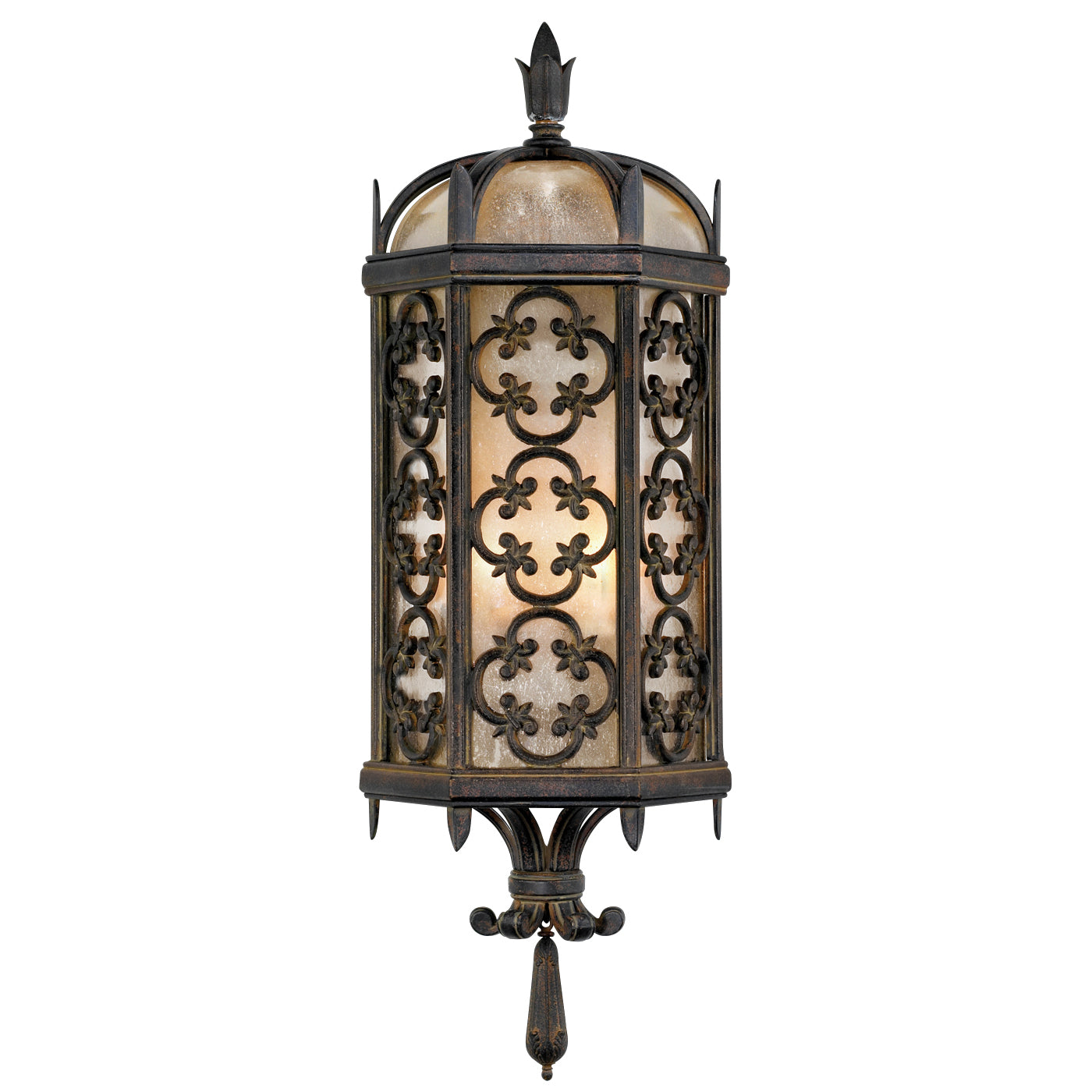 Fine Art Handcrafted Lighting - 329681ST - Two Light Outdoor Coupe - Costa del Sol - Black