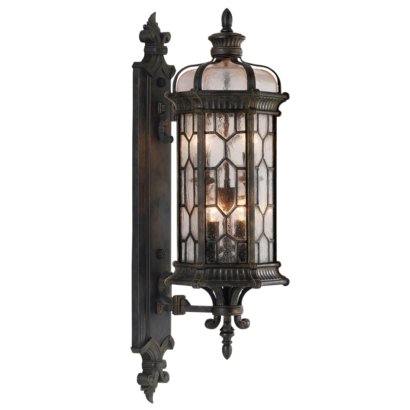 Fine Art Handcrafted Lighting - 413881-1ST - Four Light Outdoor Wall Mount - Devonshire - Bronze