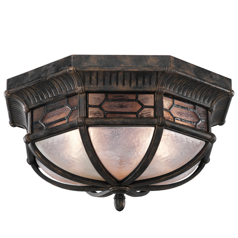 Fine Art Handcrafted Lighting - 414882-1ST - Two Light Outdoor Flush Mount - Devonshire - Bronze