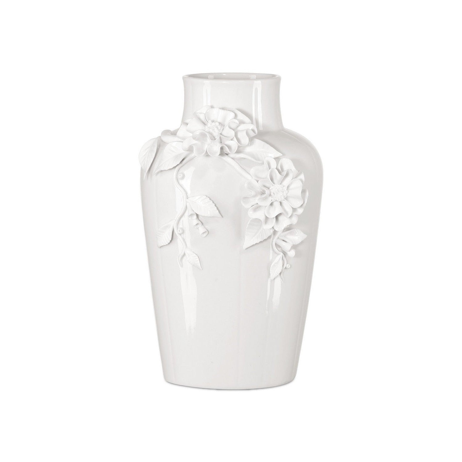 Currey and Company - 1200-0985 - Vase - Flower - White